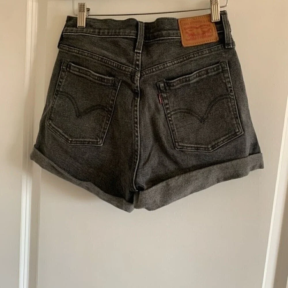 Levi's 501 Women's Demin Shorts Black Sz 28
